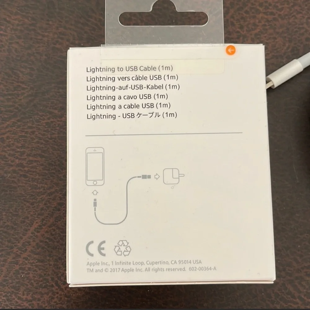 3 Apple lightning to USB Cable (1m)